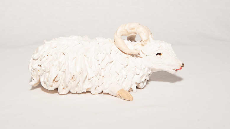 Nick Bennett Sculpture - Dartmoor Ram 1