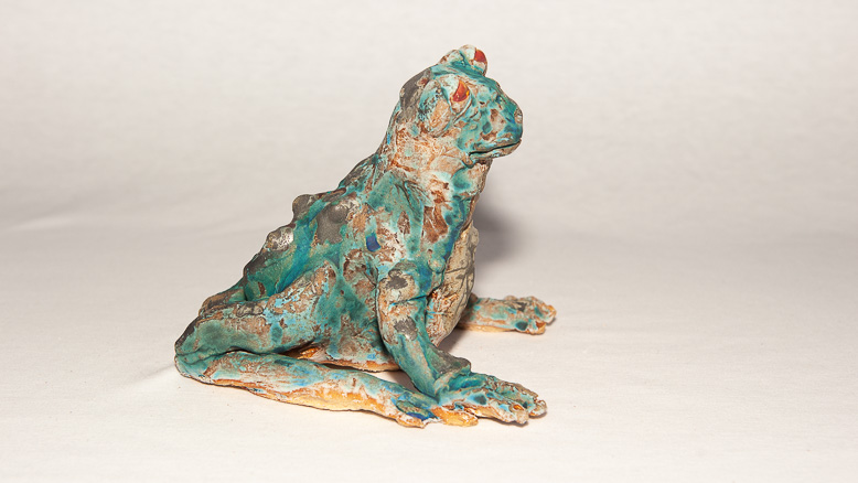 Nick Bennett - Dartmoor Sculptures - Froggie